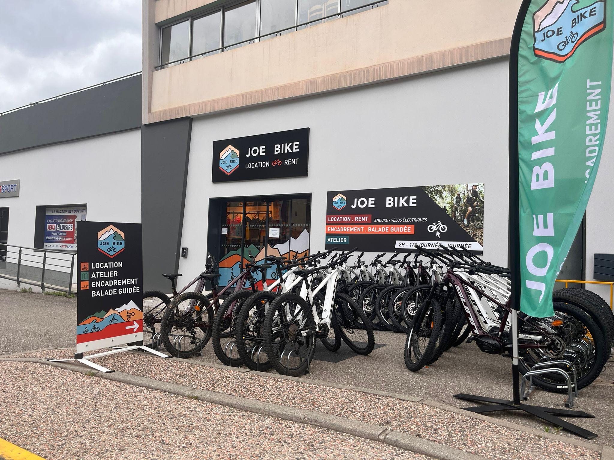 joe bike ax les thermes, location de VTT